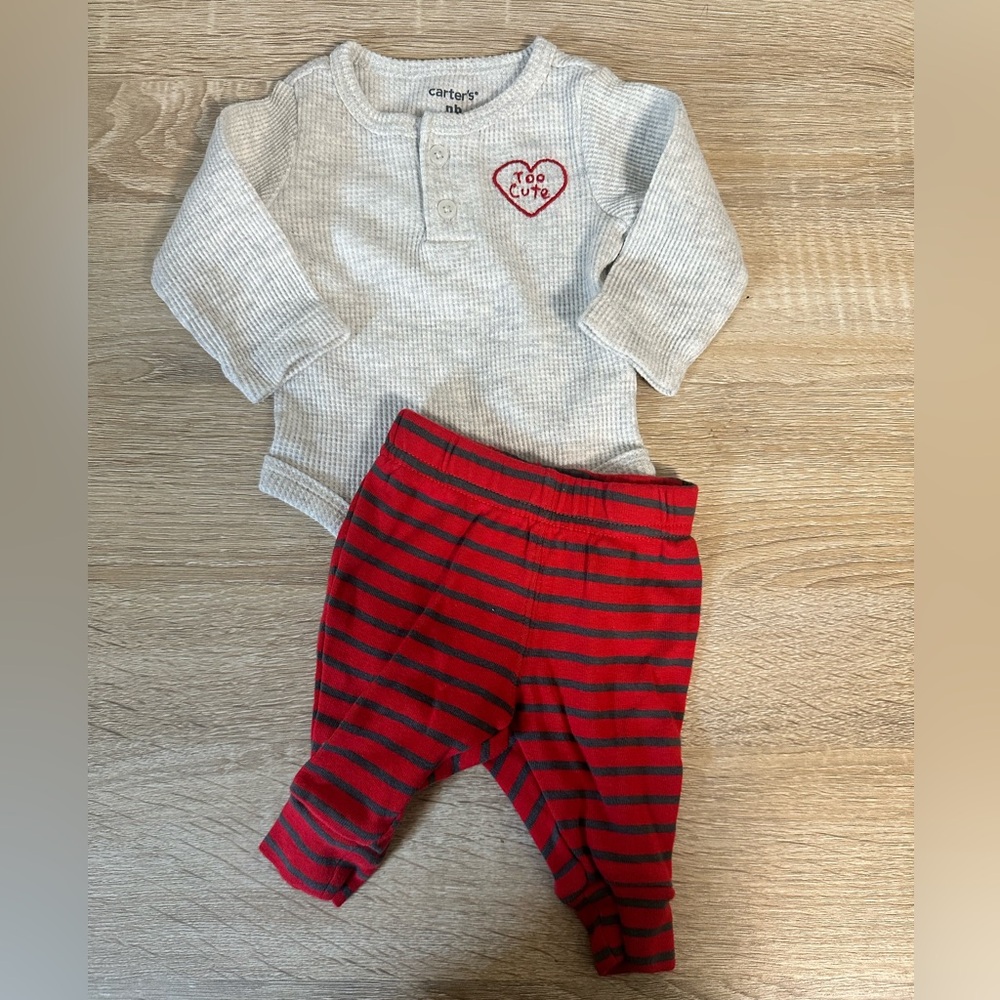 Newborn Valentines Day Outfit